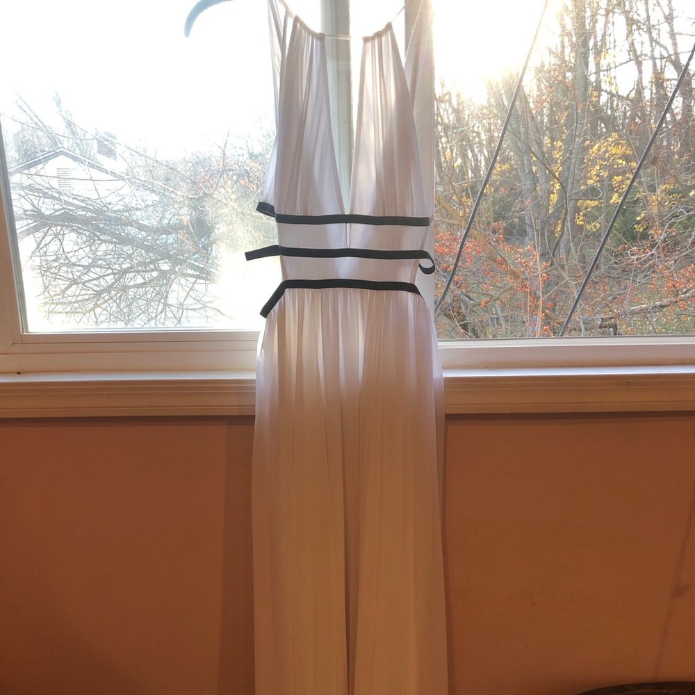 Express white maxi dress